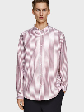 Slim striped pocket shirt