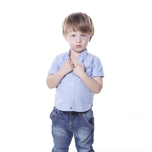 Boys Blue Slim Fit Light Fade Stretchable Jeans